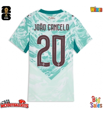 Portugal Joao Cancelo #20 Replica Away Stadium Shirt for Women World Cup 2026 Short Sleeve